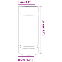 Charger l&#39;image dans la galerie, Applique per Esterni Nera in Alluminio Pressofuso