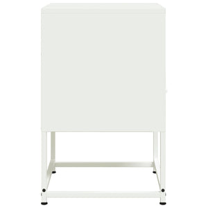 Comodini 2 pz Bianchi 1 cassetto 36x39x60,5 cm in Acciaio