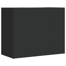 Load image into Gallery viewer, Armadietto a Muro Nero 75x35x60 cm in Truciolato