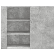 Load image into Gallery viewer, Armadietto a Muro Grigio Cemento 75x35x60 cm in Truciolato