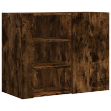 Load image into Gallery viewer, Armadietto a Muro Rovere Fumo 75x35x60 cm in Truciolato