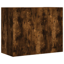 Load image into Gallery viewer, Armadietto a Muro Rovere Fumo 75x35x60 cm in Truciolato